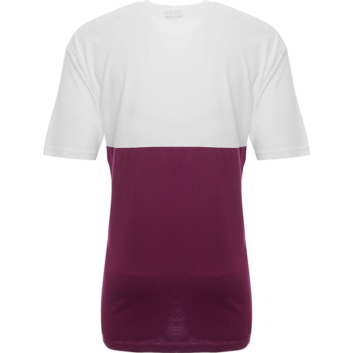 Vans Mens Colourblock T-Shirt In White And Purple