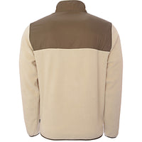 Vans Men's Oatmeal Mammoth Snap Neck Fleece