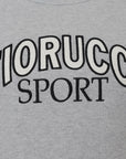 Fiorucci Women's Grey Sport Crop T-Shirt with Logo