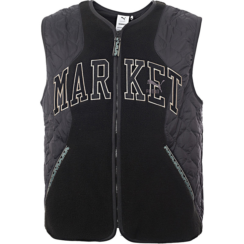 Puma Men's Black Quilted Gilet