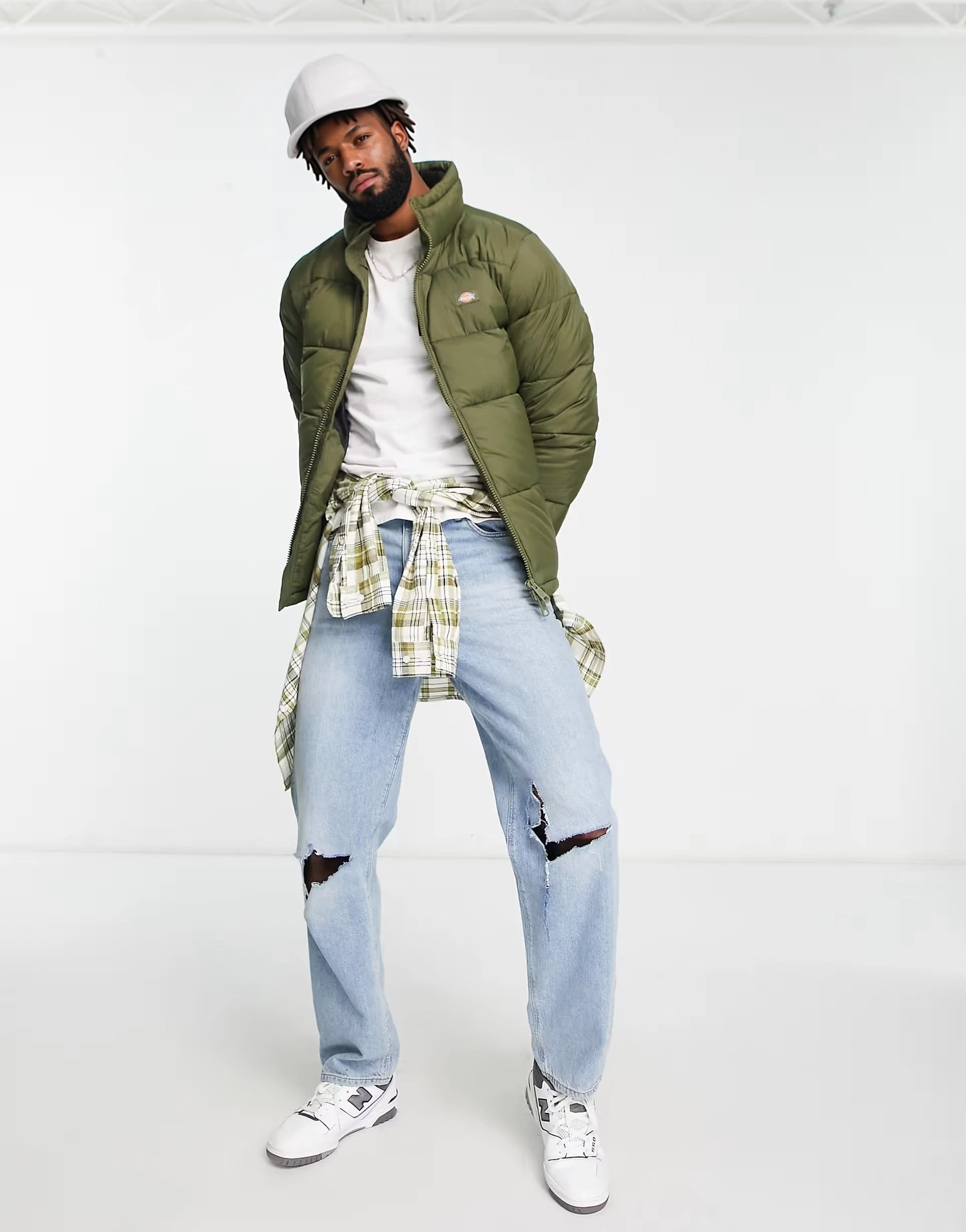 Mens Dickies Waldenburg Jacket In Khaki