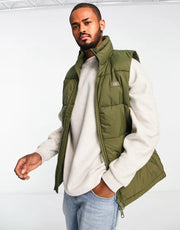 Mens Dickies Waldenburg Gilet In Khaki