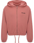 Womens Wrangler Pink Zip Up Hoodie