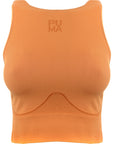 Puma Women's Brown Infuse Evoknit Crop Top