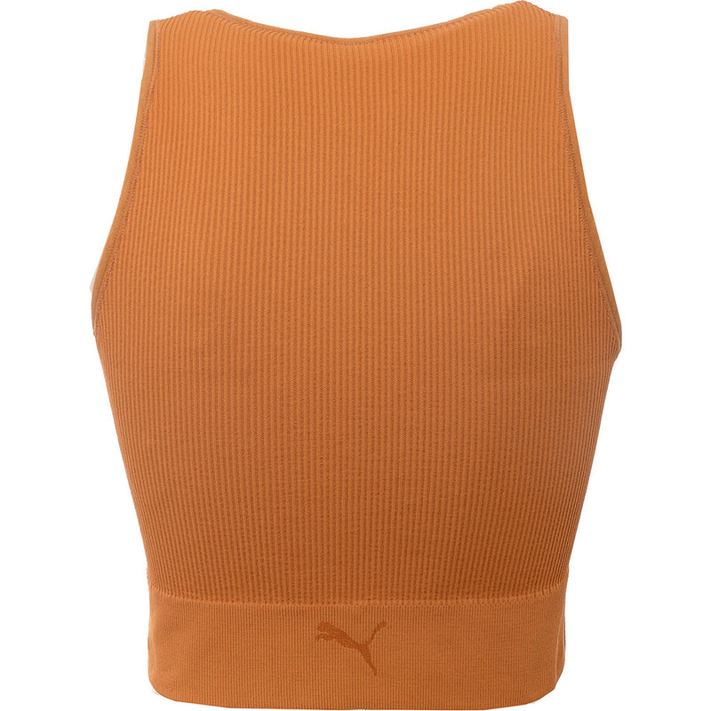 Puma Women's Brown Infuse Evoknit Crop Top