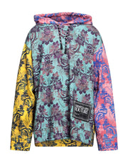 Mens Versace Jeans Couture Tapestry Hoodie in Green