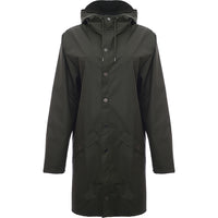 Rains Mens Green 12020 Long Jacket