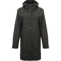 Rains Mens Green 12020 Long Jacket