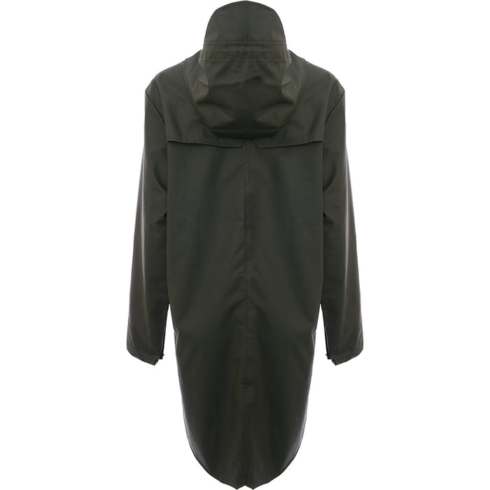 Rains Mens Green 12020 Long Jacket