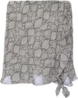 Weekday Womens Wave Snake Print Skirt