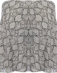 Weekday Womens Wave Snake Print Skirt