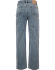 Allsaints Men's Light Blue Reeves Wide Fit Jeans