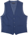 French Connection Mens Wedding Blue Waistcoat