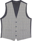 French Connection Mens Wedding Grey Waistcoat