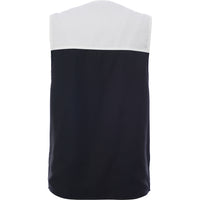 Liquor N Poker Men's Black And White Colour Blocking Co-Ord Gilet