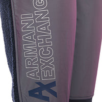 Armani Exchange Men's Navy Fleece Joggers