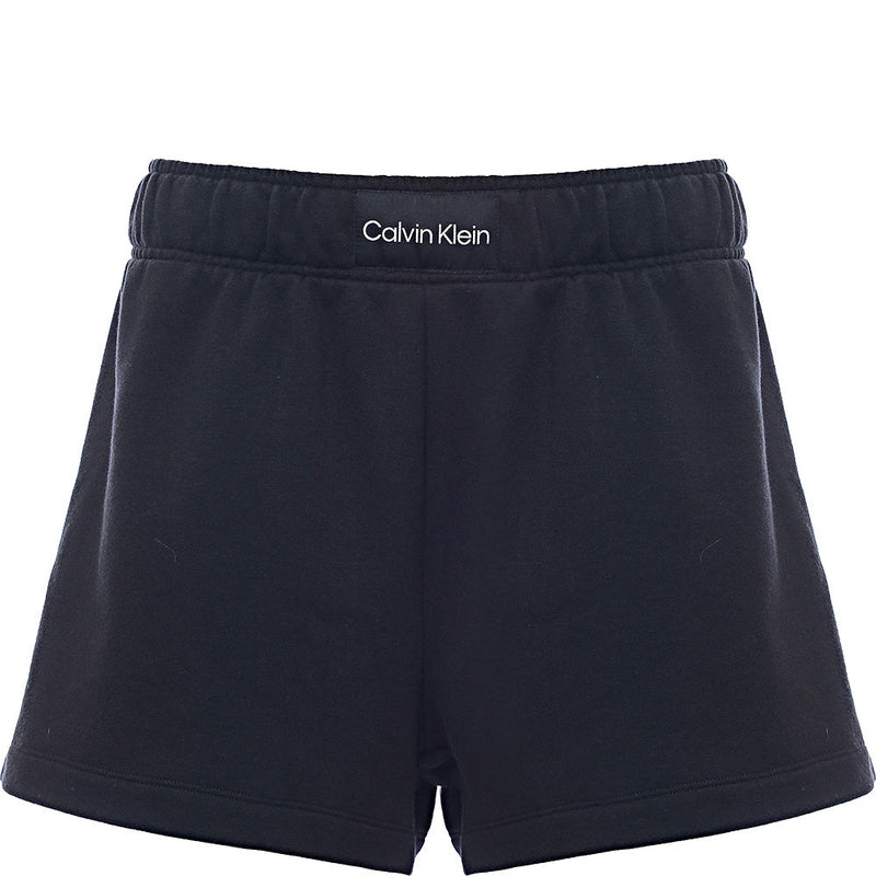 Calvin Klein Womens Black Logo Front Jersey Shorts