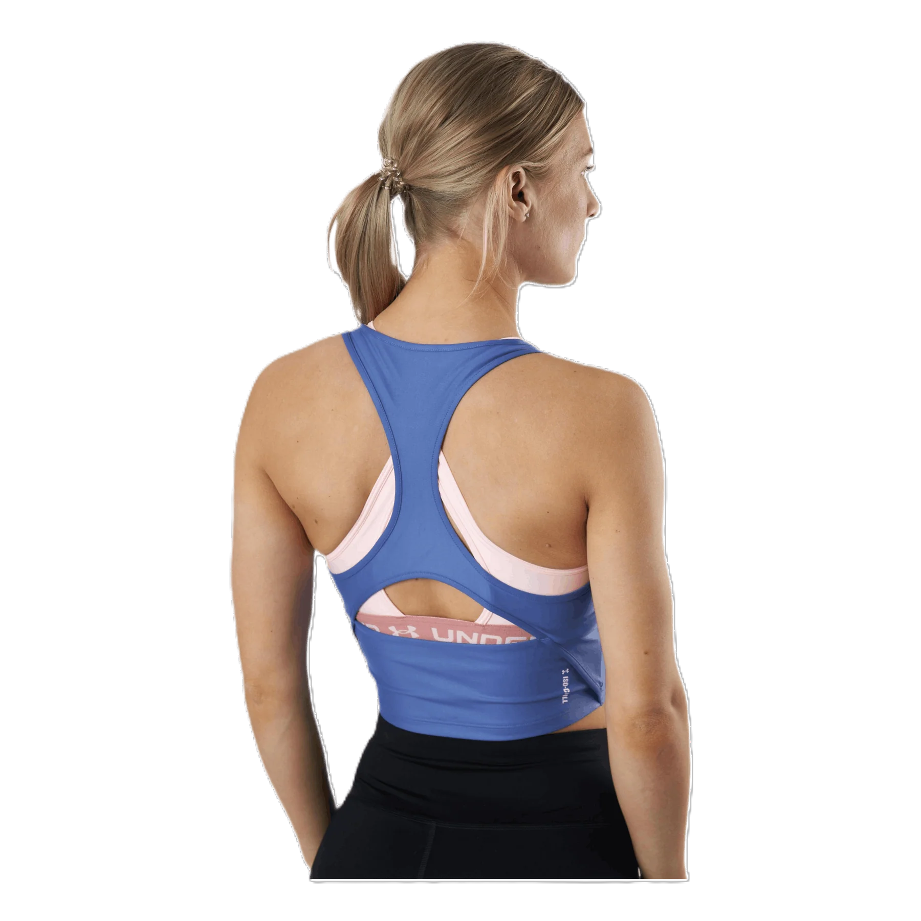 Under Armour Womens Training Iso Chill Crop Top In Blue