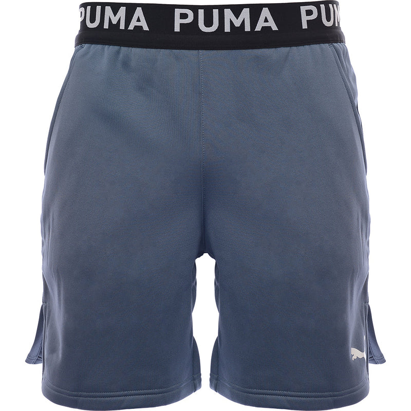 Puma Mens Light Blue Training Fit Pwrfleece 7in Shorts