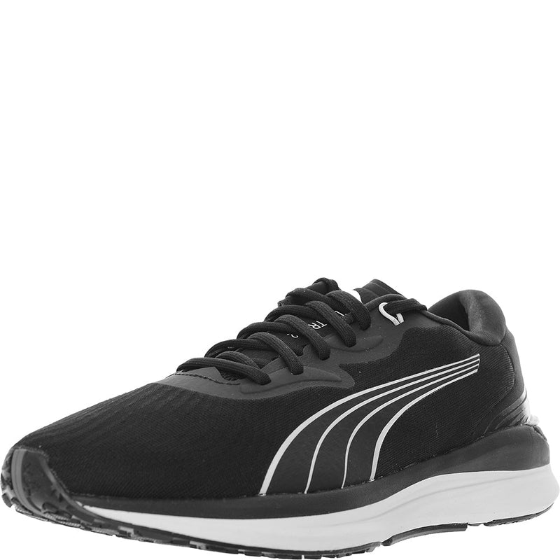 Puma Mens Black And White Running Electrify Nitro 2 Trainers