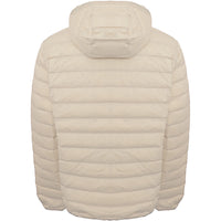 Jack Wolfskin Men's White Glowing Mountain Hooded Quilted Down Jacket