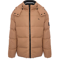 Calvin Klein Jeans Mens Recycled Essentials Puffer in Brown