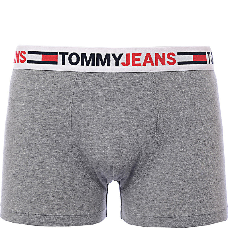 Tommy Hilfiger Mens Grey Logo Waistband Trunk