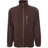 ADPT Mens Brown Oversized Zip Through Fleece Co-Ord with Technical Details