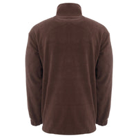 ADPT Mens Brown Oversized Zip Through Fleece Co-Ord with Technical Details