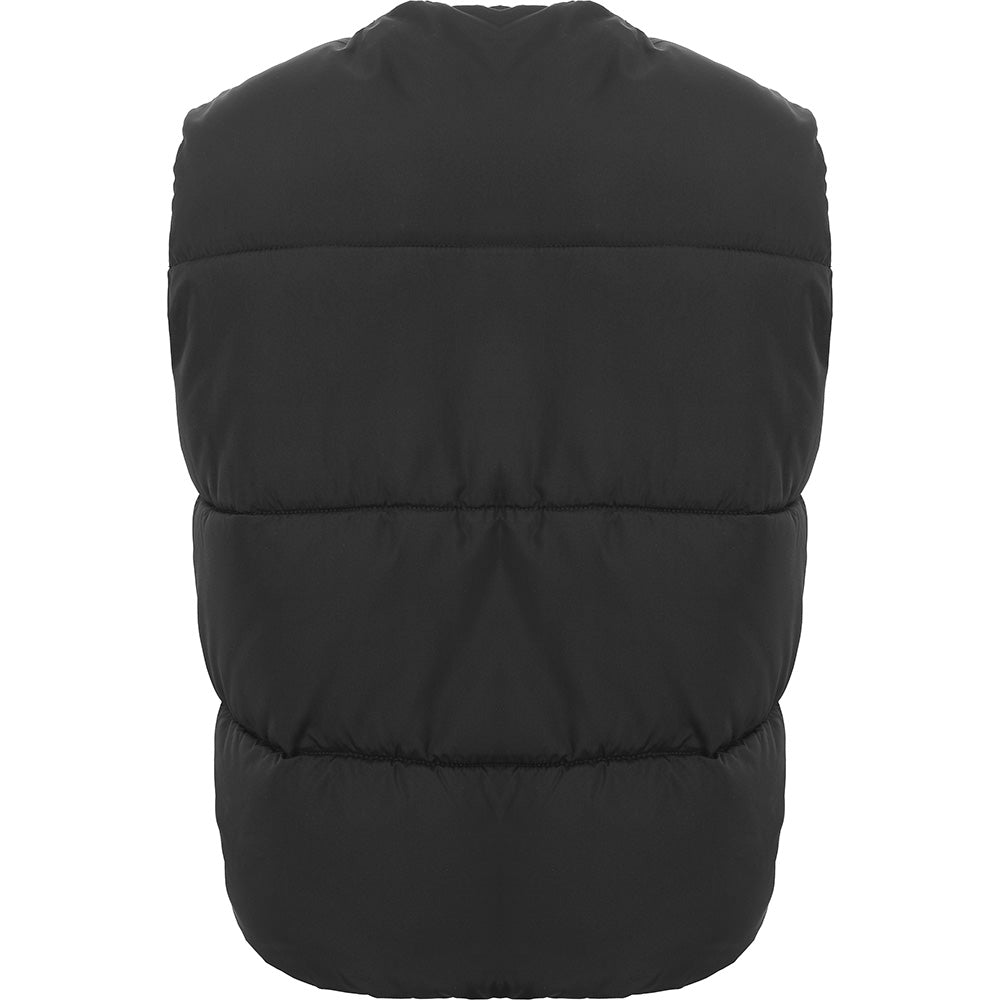 ADPT Men's Black Oversized Cropped Puffer Gilet