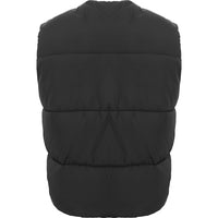 ADPT Men's Black Oversized Cropped Puffer Gilet