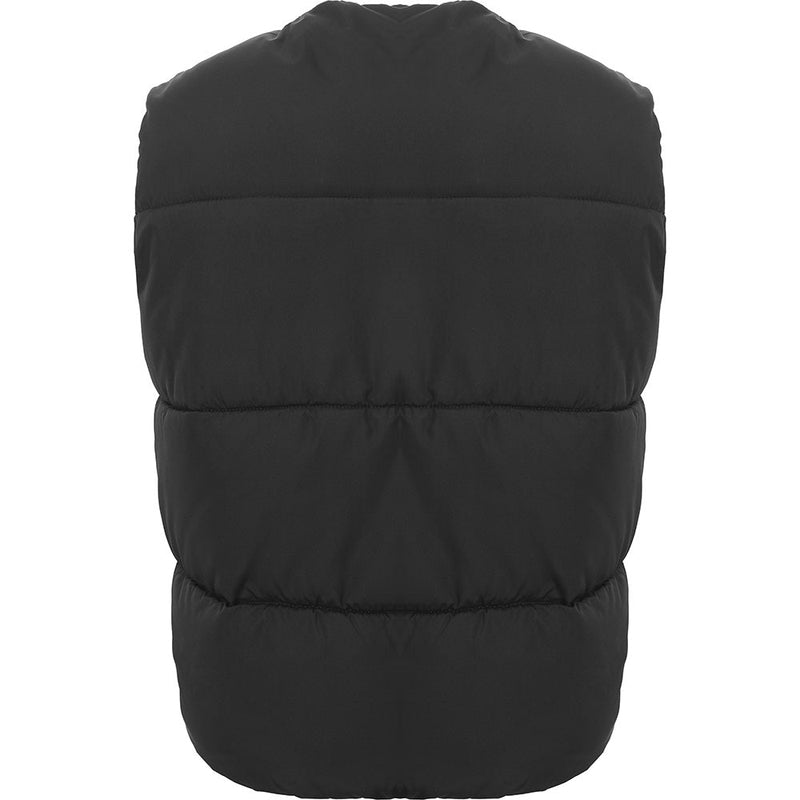 ADPT Men's Black Oversized Cropped Puffer Gilet