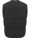 ADPT Men's Black Oversized Cropped Puffer Gilet