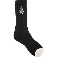 Volcom Men's Full Stone Crew Socks in Black (3 Pack)