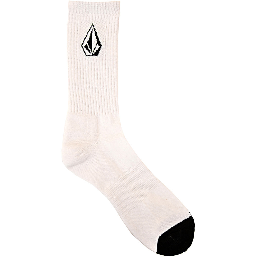 Volcom Men's 2 Pack Full Stone Socks in White