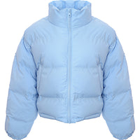 Weekday Womens Promis Padded Jacket In Pale Blue