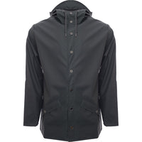 Rains Mens Slate Lightweight Hooded Jacket