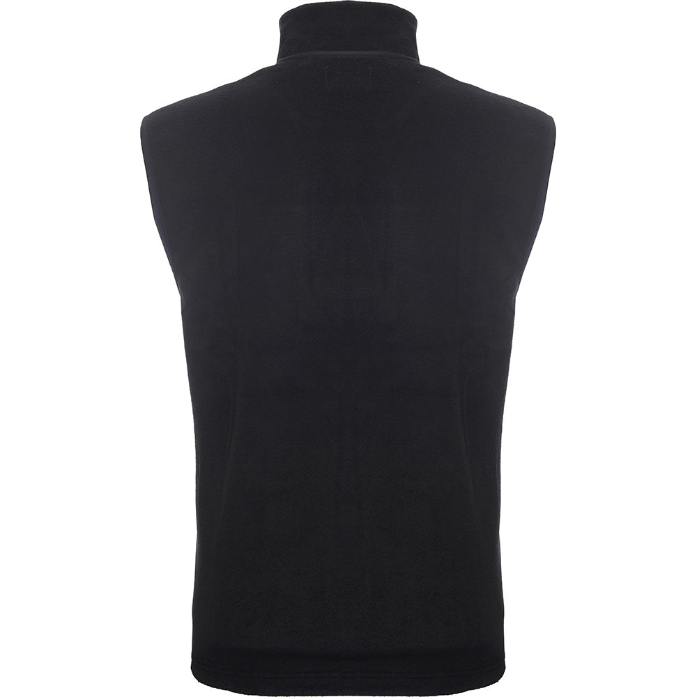 Calvin Klein Jeans Men's Black Polar Fleece Blocking Relaxed Fit Vest