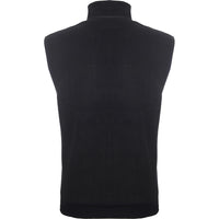 Calvin Klein Jeans Men's Black Polar Fleece Blocking Relaxed Fit Vest