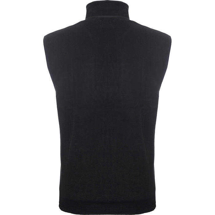 Calvin Klein Jeans Men's Black Polar Fleece Blocking Relaxed Fit Vest