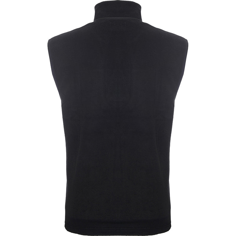 Calvin Klein Jeans Men's Black Polar Fleece Blocking Relaxed Fit Vest