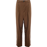 Weekday Men's Brown Uno Oversized Suit Trousers