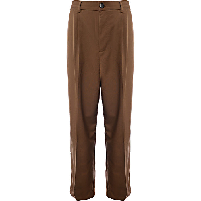 Weekday Men's Brown Uno Oversized Suit Trousers