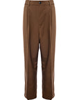 Weekday Men's Brown Uno Oversized Suit Trousers