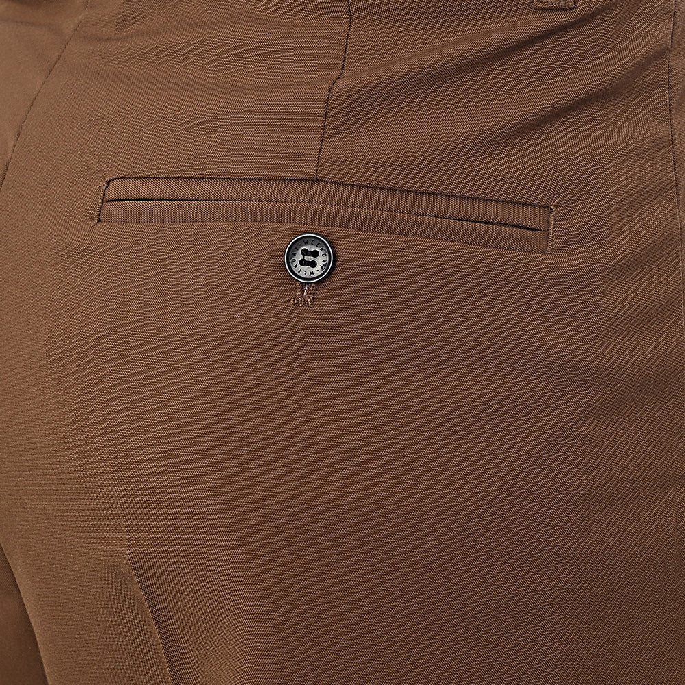 Weekday Men's Brown Uno Oversized Suit Trousers