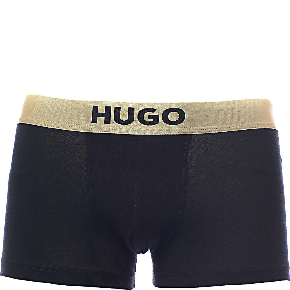 HUGO Bodywear Mens Black 2 Pack Trunks Gift Set