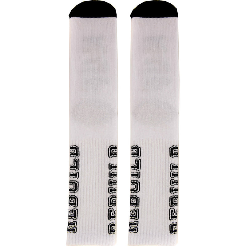 HUF Mens White Destroy Rebuild Socks