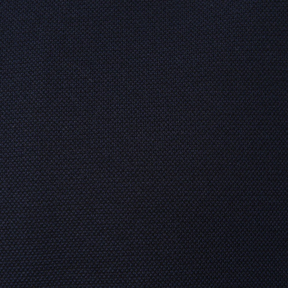 Harry Brown Mens Navy Mock Neck Polo Top