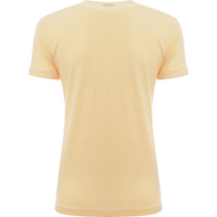 Lacoste Womens Pastel Yellow Slim Fit T-Shirt with Chest Logo