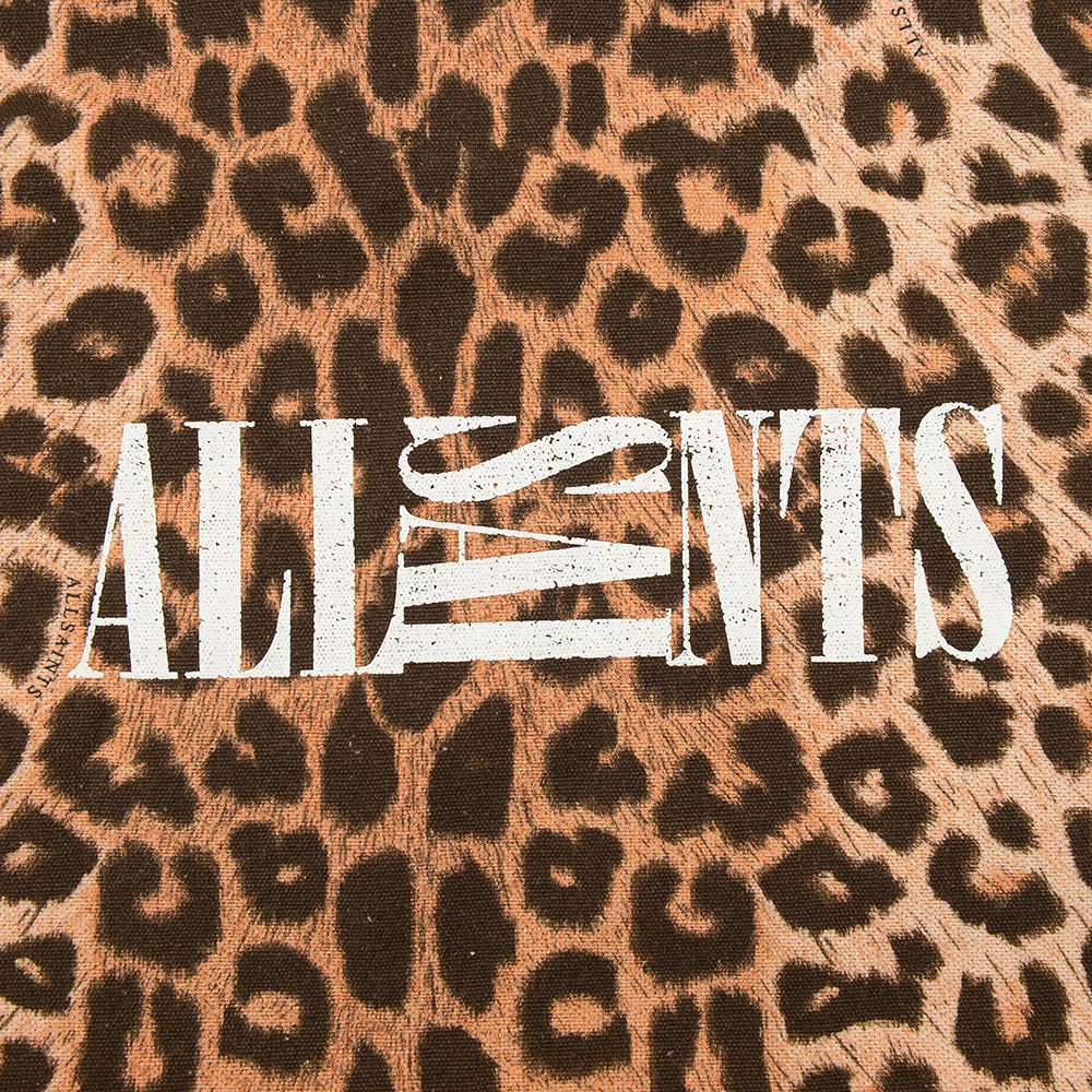 AllSaints Women&#39;s Oppose Tote Bag in Leopard Print